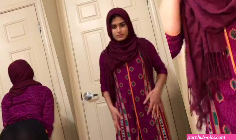 Muslim girlfriend hot naked striptease video