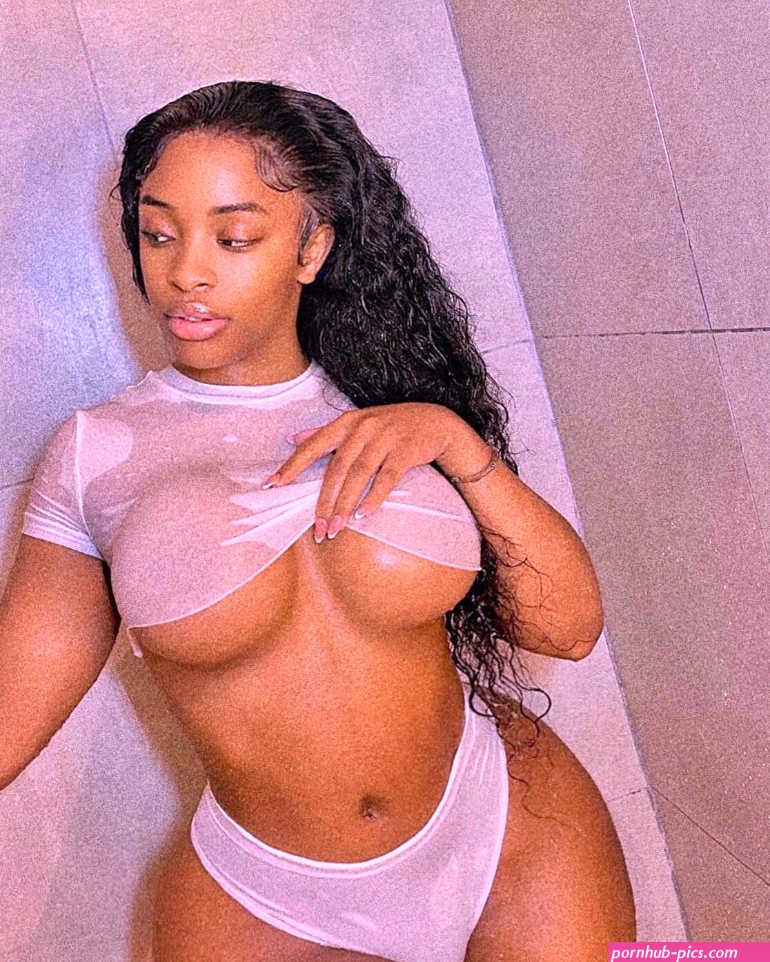 Cindy Makhathini wet and wild