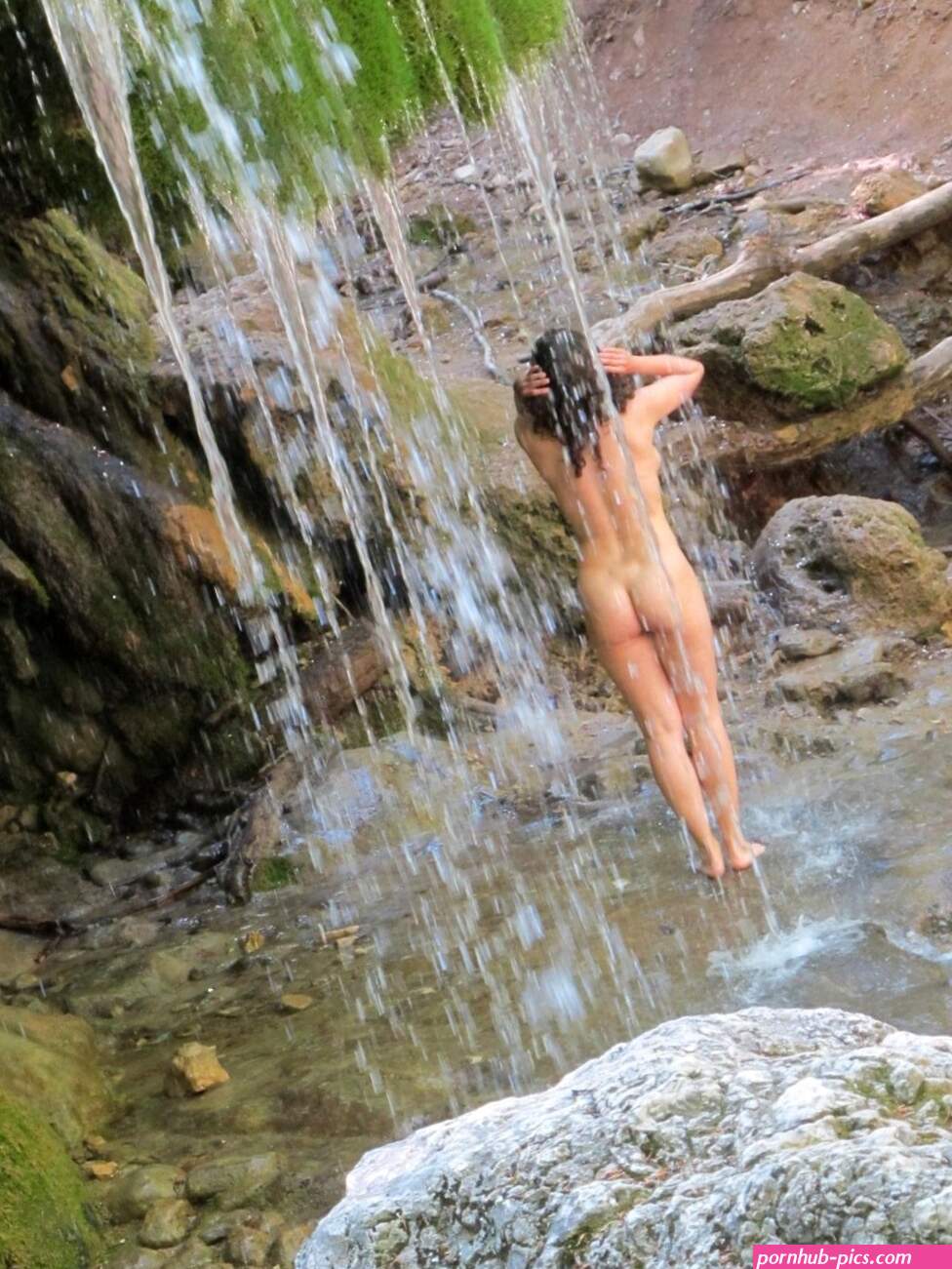 Bathing In The River Naked