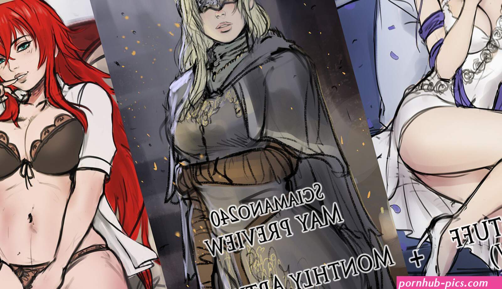 Sciamano240s Art on X: Preview of my next artworks. People who make a pledge on Patreon before May 1st will be able to get this package and more! The content will depend