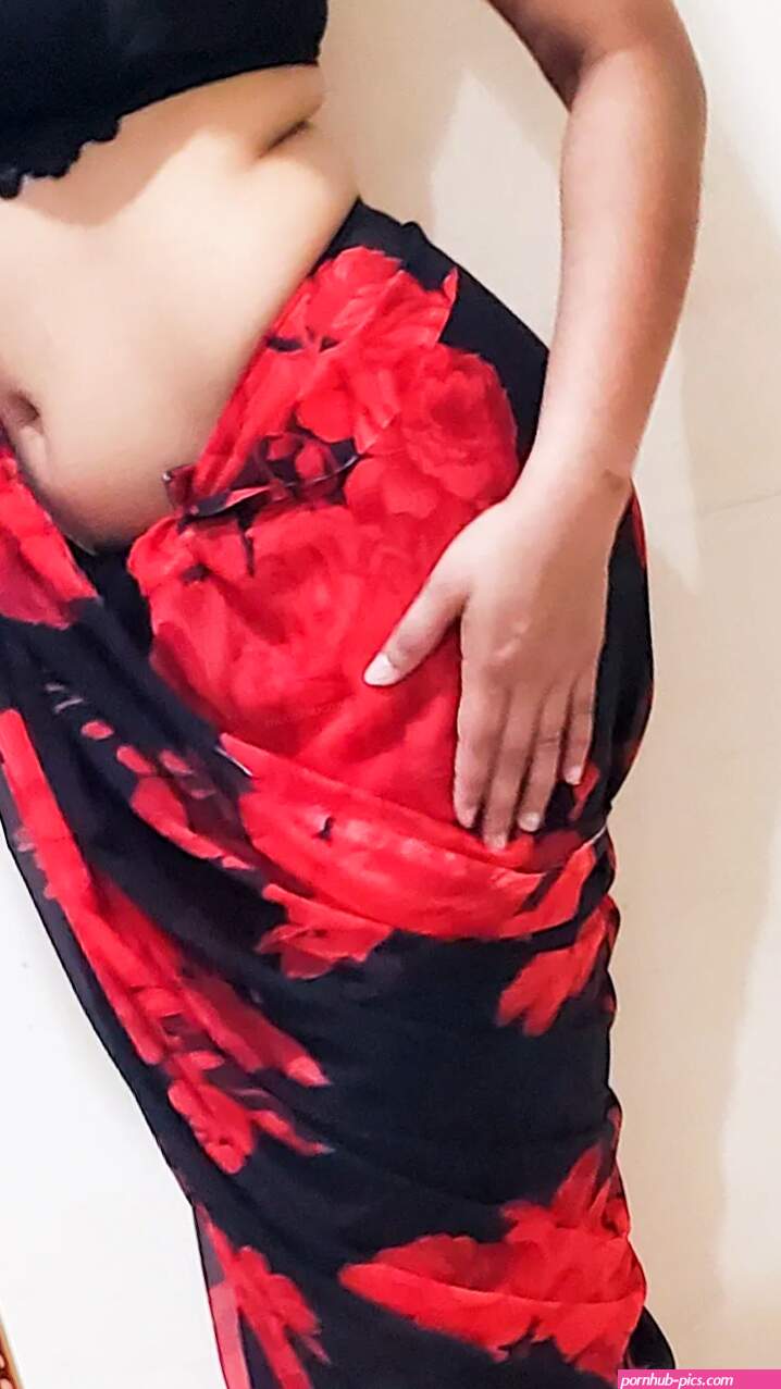Perfect body Big Boobs Busty girl in a Saree : 7 Nude Pics