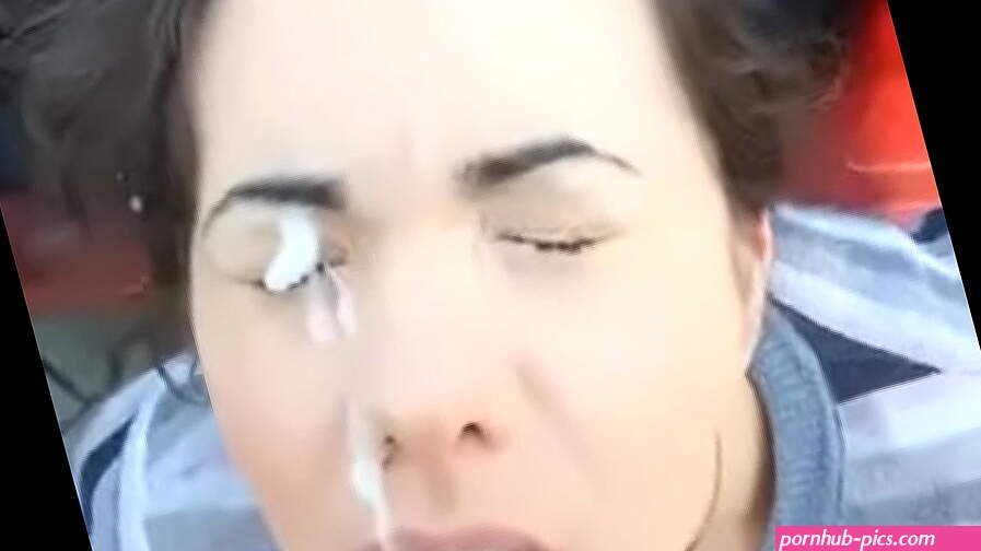 Cum on randome chicks face