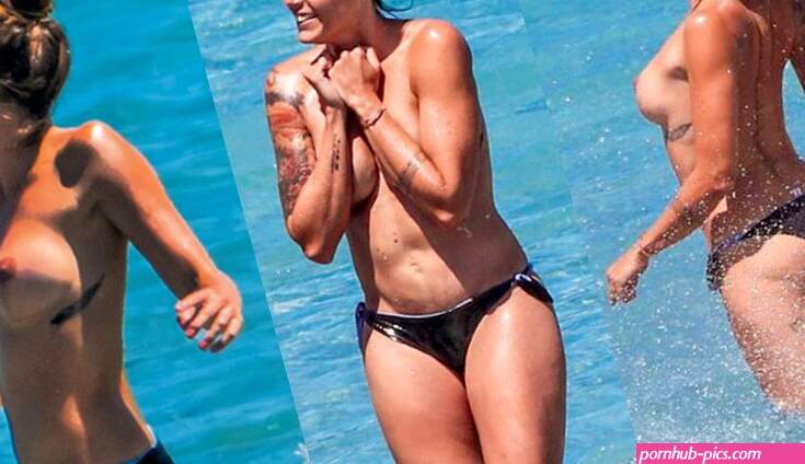 Des photos de Laure Manaudou seins nus sur la plage