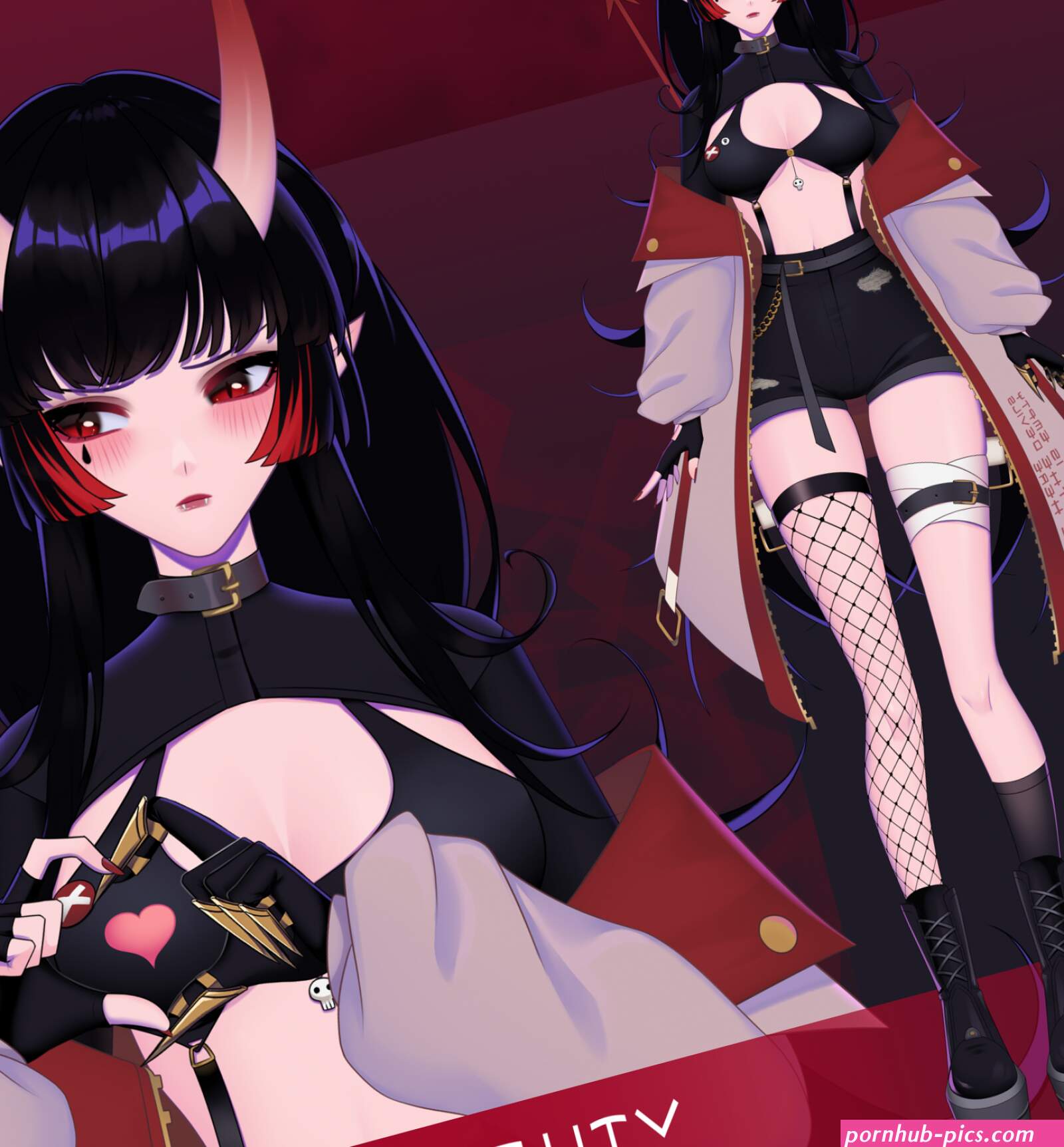 VTUBER MODEL ADOPTABLE 1 OPEN by KumaPinkuma -- Fur Affinity dot net