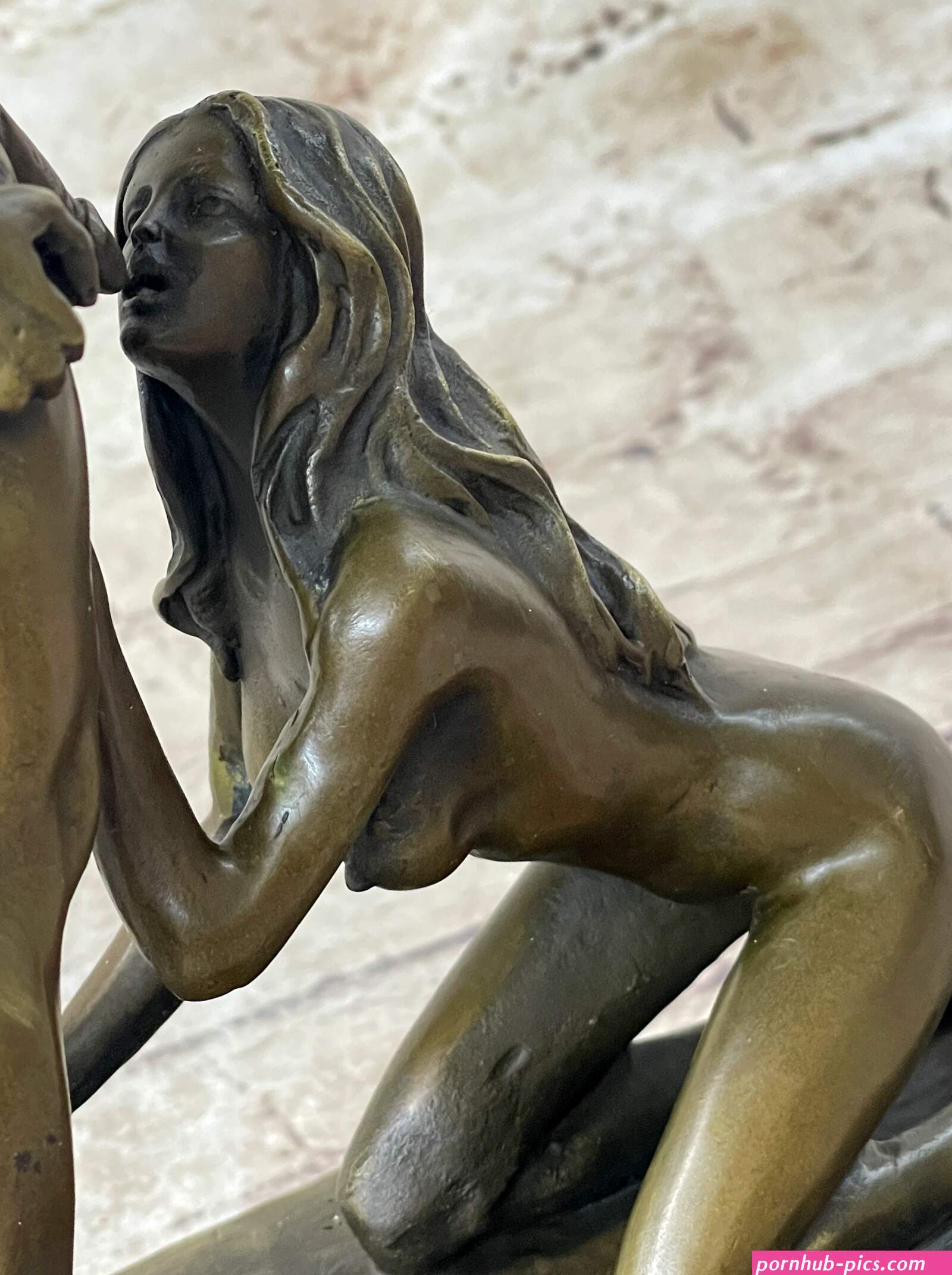 Bronze Nude Women Man Erotic Abstract Art Sexual Naked Figure Sculpt