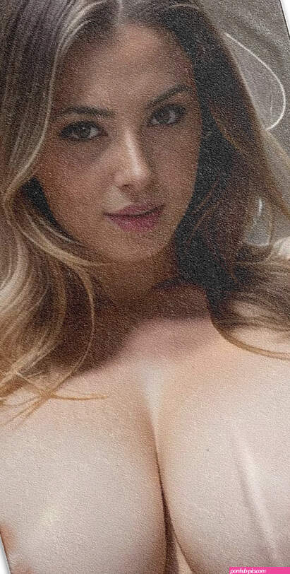 Sexy nude woman with big boobs 5 Bath Towel by Realistic Space