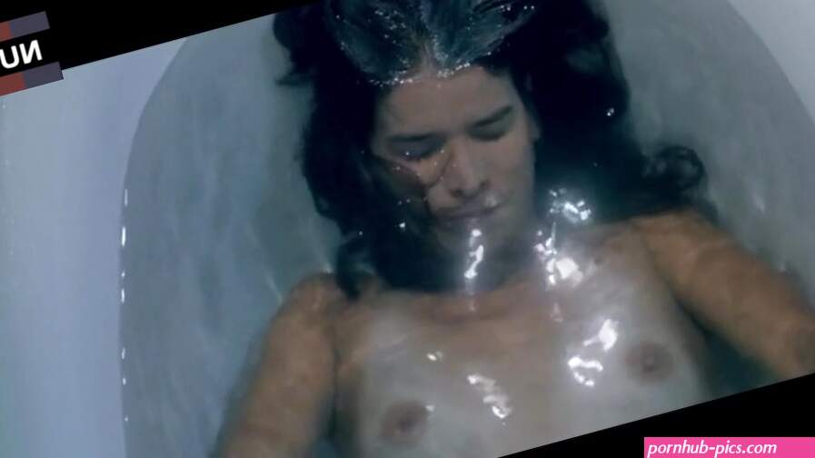 Patricia Velasquez Topless in Bathtub