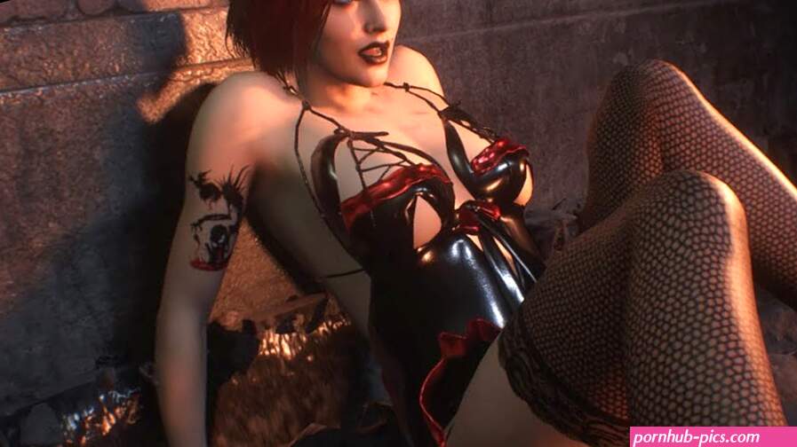 Sexy Goth Jill Valentine Outfit Mod