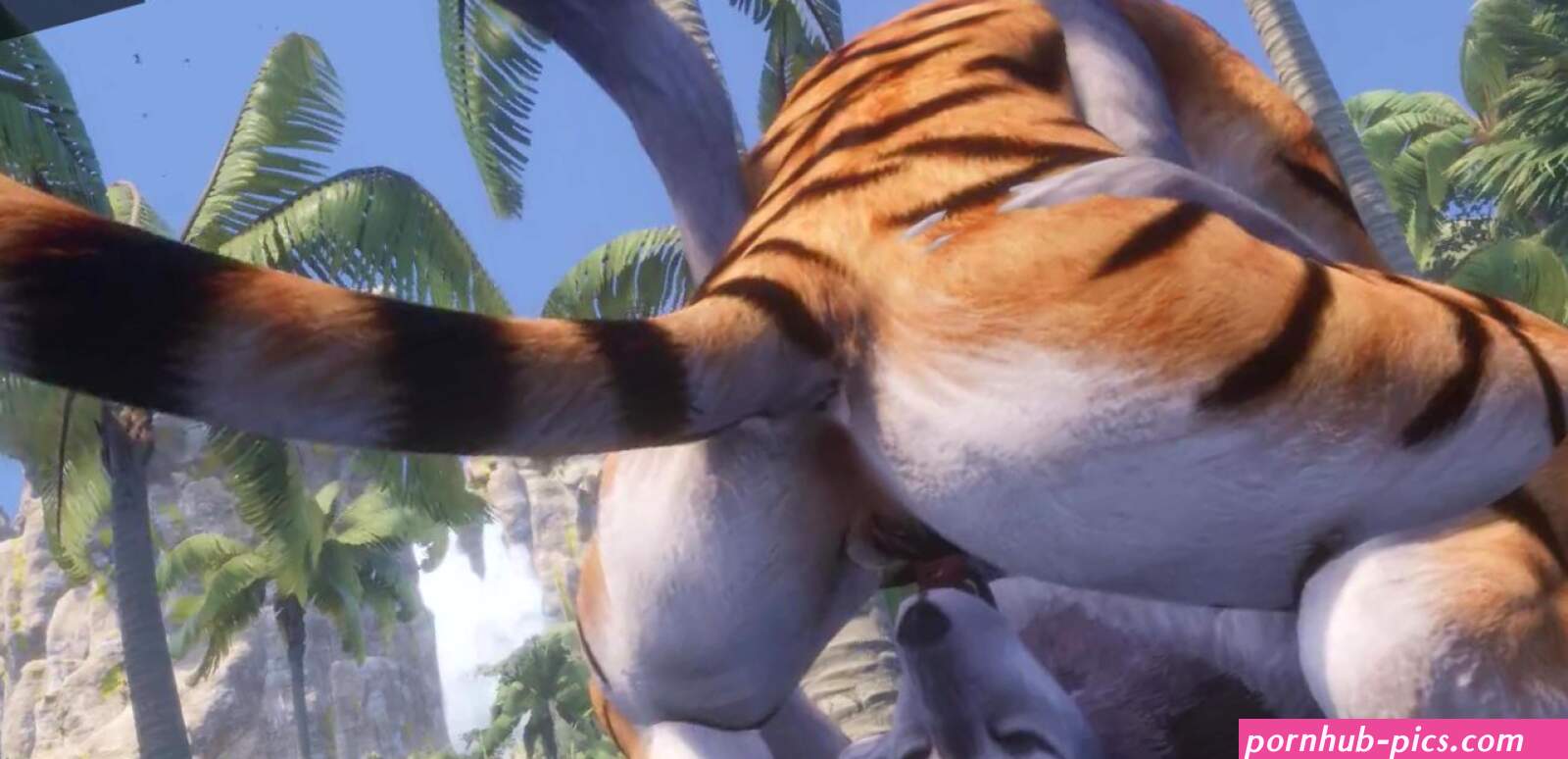 Wild Life Lesbian Furrie Porn Tiger and Wolf Girl