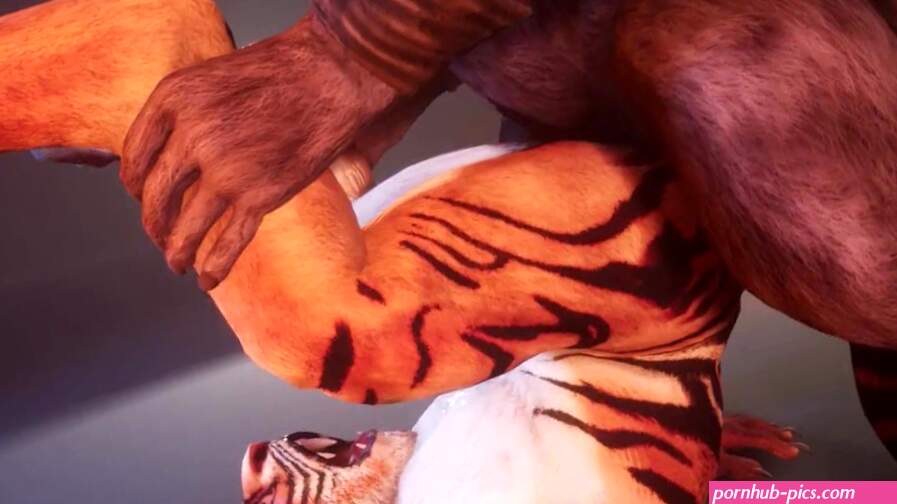 Fart Fetish Minotaur Cums Inside Tiger Boy After First Sitting on His Face