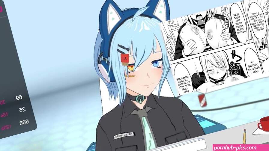 Anime AI gets BUSTED while being FRUITED by her chat! 1606-21