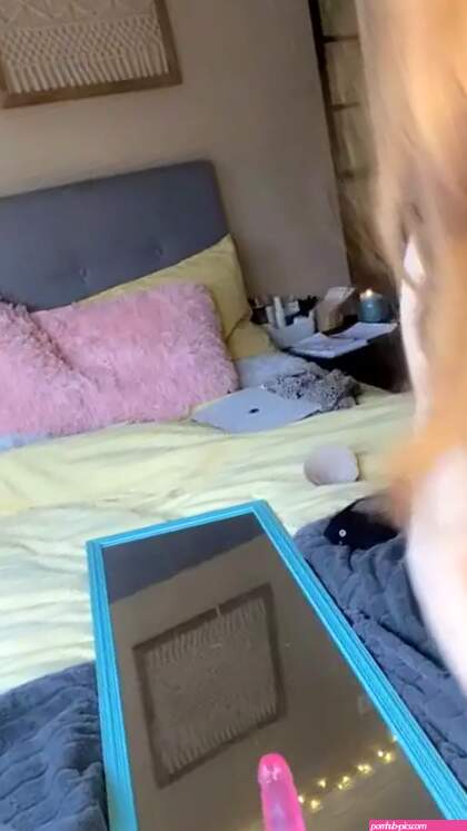 Dildo Ride On A Mirror