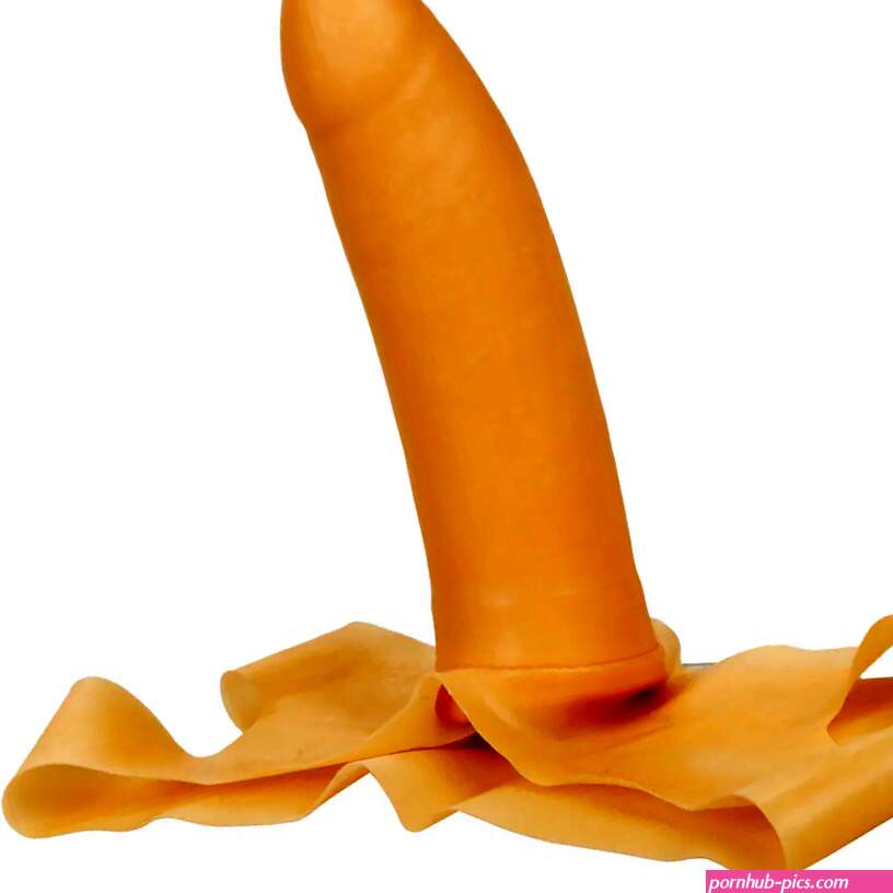 The Original Accommodator Latex Strap-On Facial Dildo Sex Toy