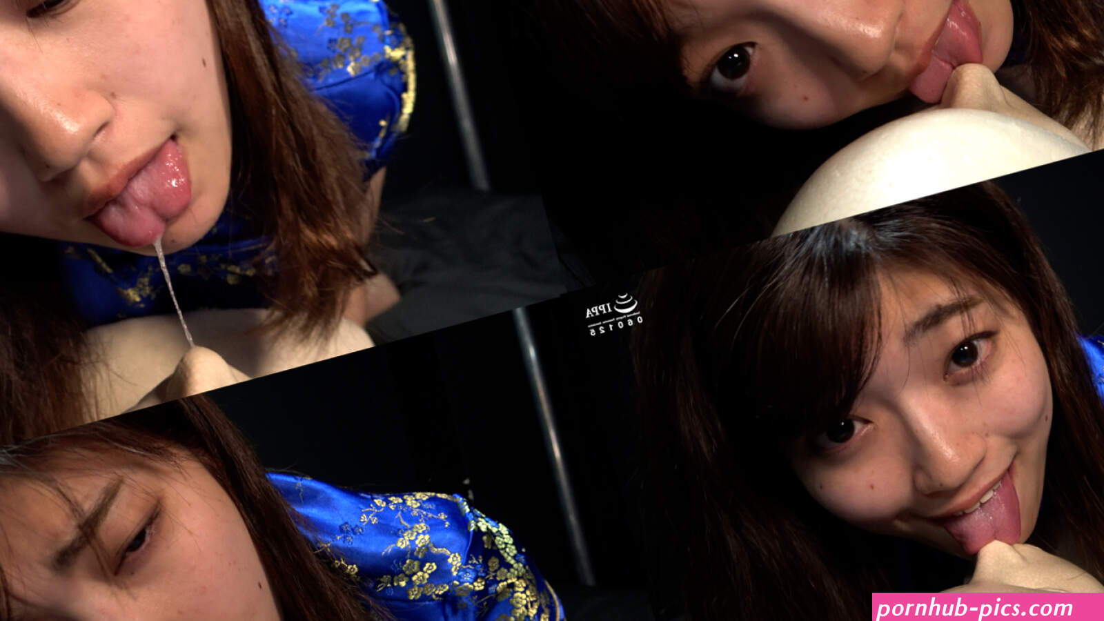 quotIntense face licking play with extremely rare split tongue from gravurequot Haruno Ando: ADOA: Spitting: XCREAM