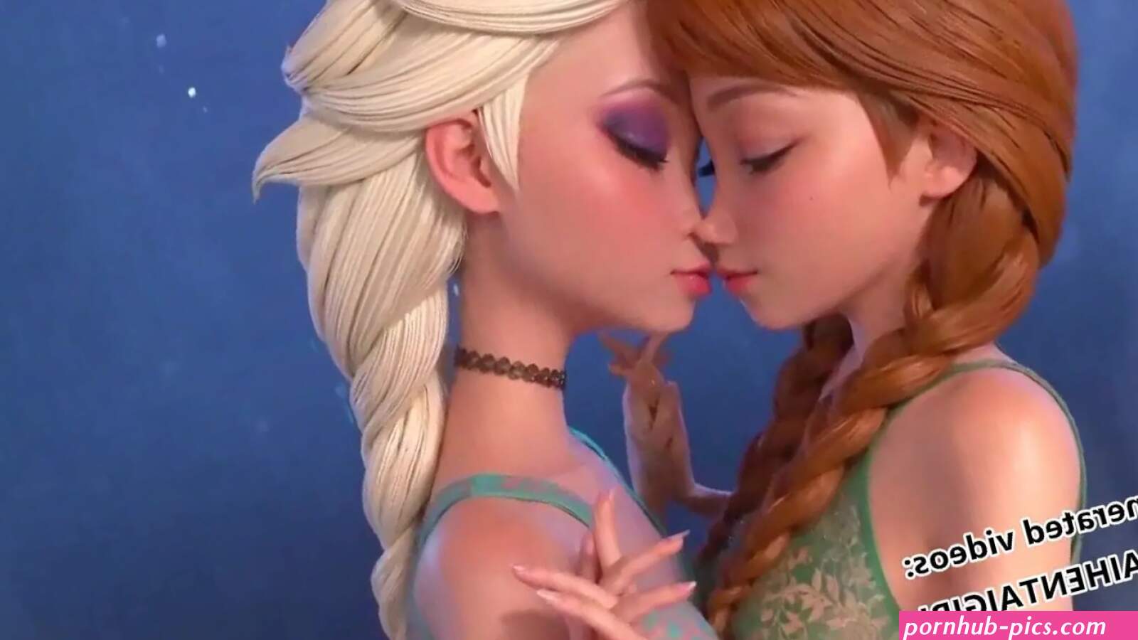 Frozen Ana and Elsa cosplay