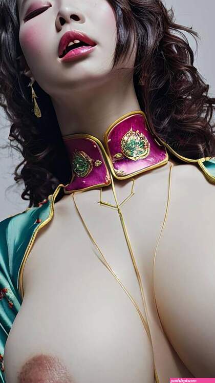 Porn image of pink big tits fuchsia chubby profile shot seduction chinese created by AI