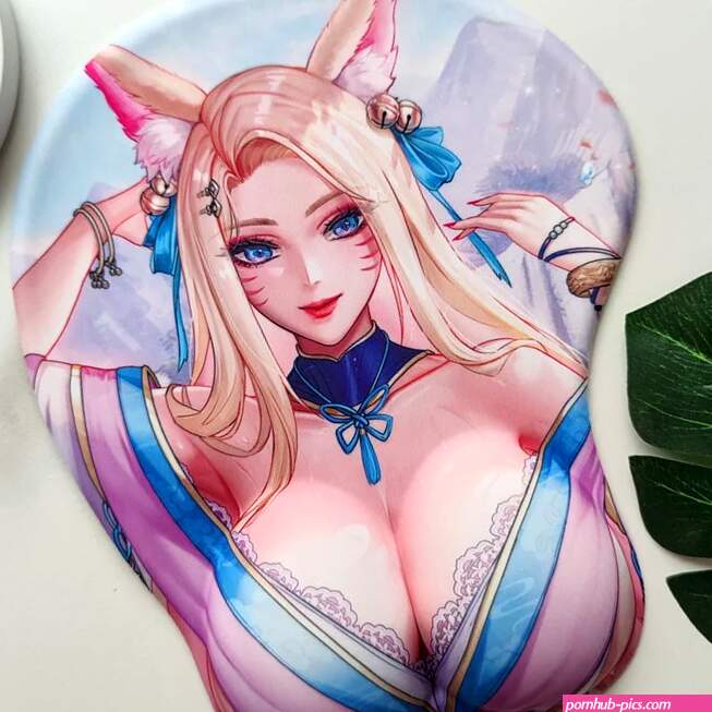 Genshin Impact Raiden Shogun Bunny Girl Sexy Big Boobs Mouse Pad Gamer Anime Cute Wrist Rest 3D Oppai Silicone Gel Mat Mousepad