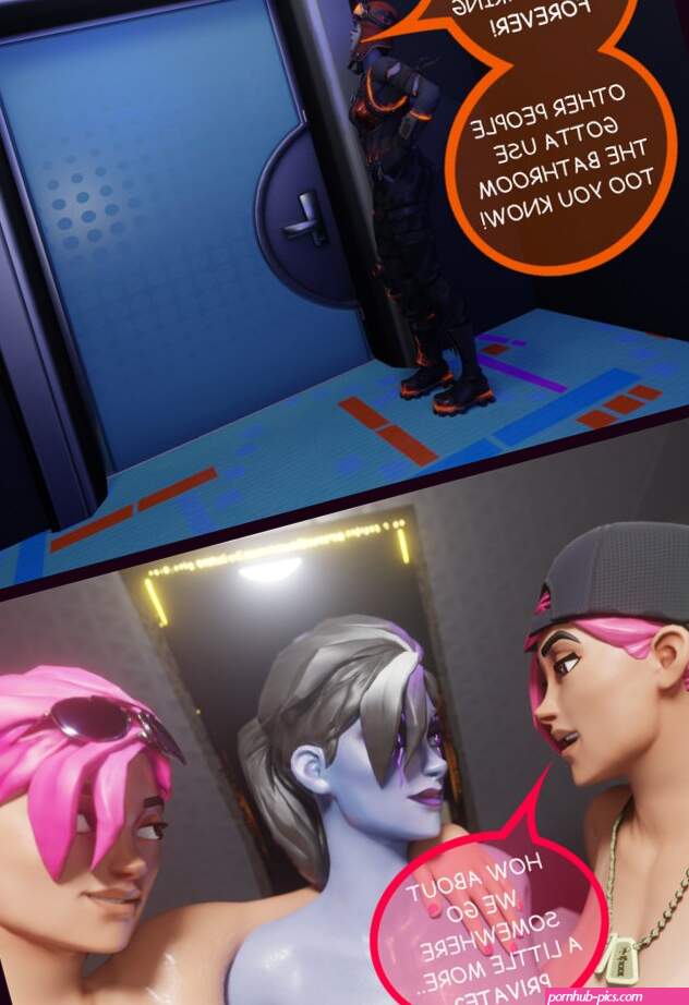 Brite Bomber threesome comic porn