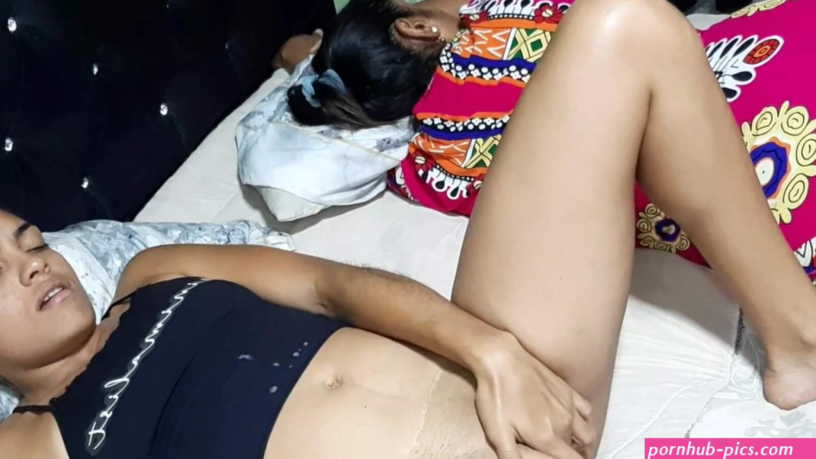 Daughter Masturbates Next To Sleeping Mom