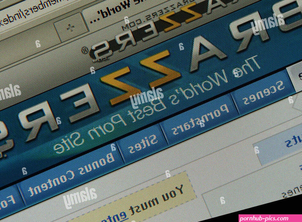 brazzers adult porn website Stock Photo