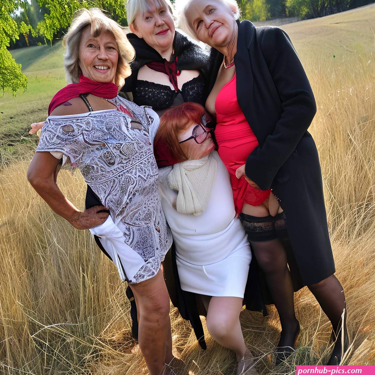 Porn image of berber orgy 80 nude lesbian created by AI