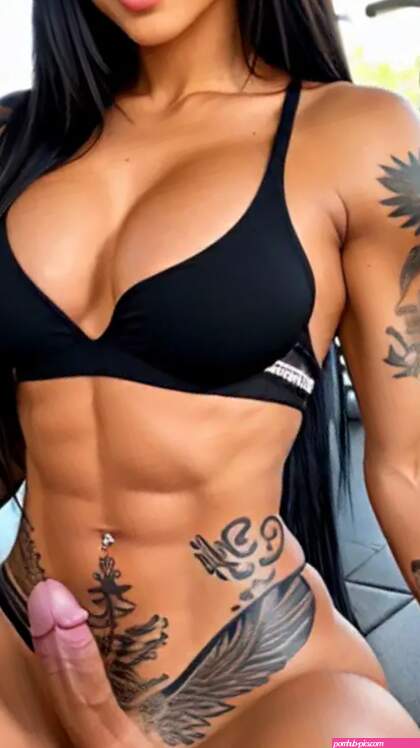 Sexy Gym Shemale AI Porn Model
