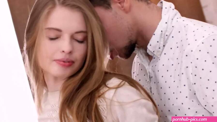Russian couple uses moment to make love in cozy bedroom
