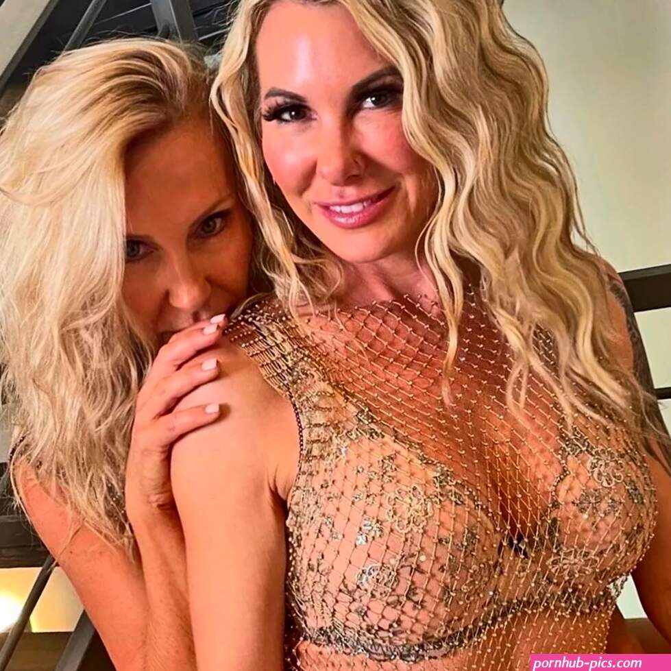 Mature OnlyFans models cuddle up in lingerie for sexy post