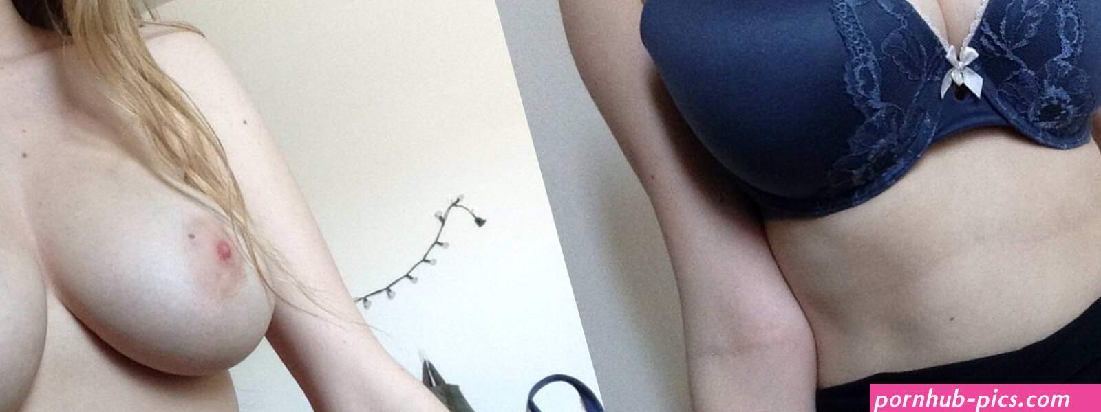 Blue push-up bra Porn Pic