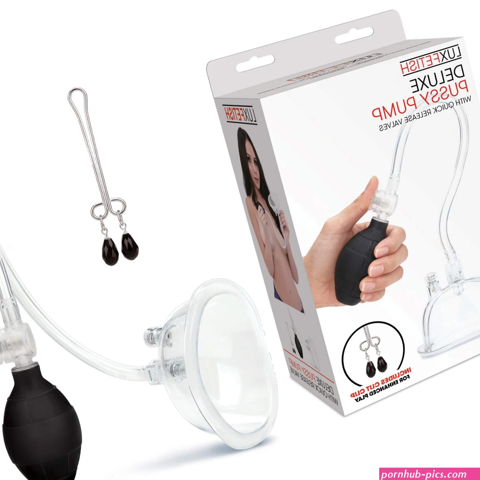 Deluxe Pussy Pump with Clit Clamp