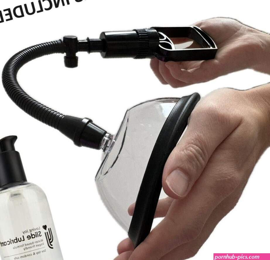 Pussy Pump Vagina Vacuum Pump with 2 Cups 3.75 Inch 4.5 Inch Cups 8 LUBE