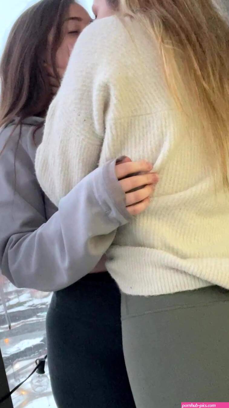 Redheadwinter Seduces Her Lesbian Friend and Kissing Eachother on Balcony Onlyfans Video
