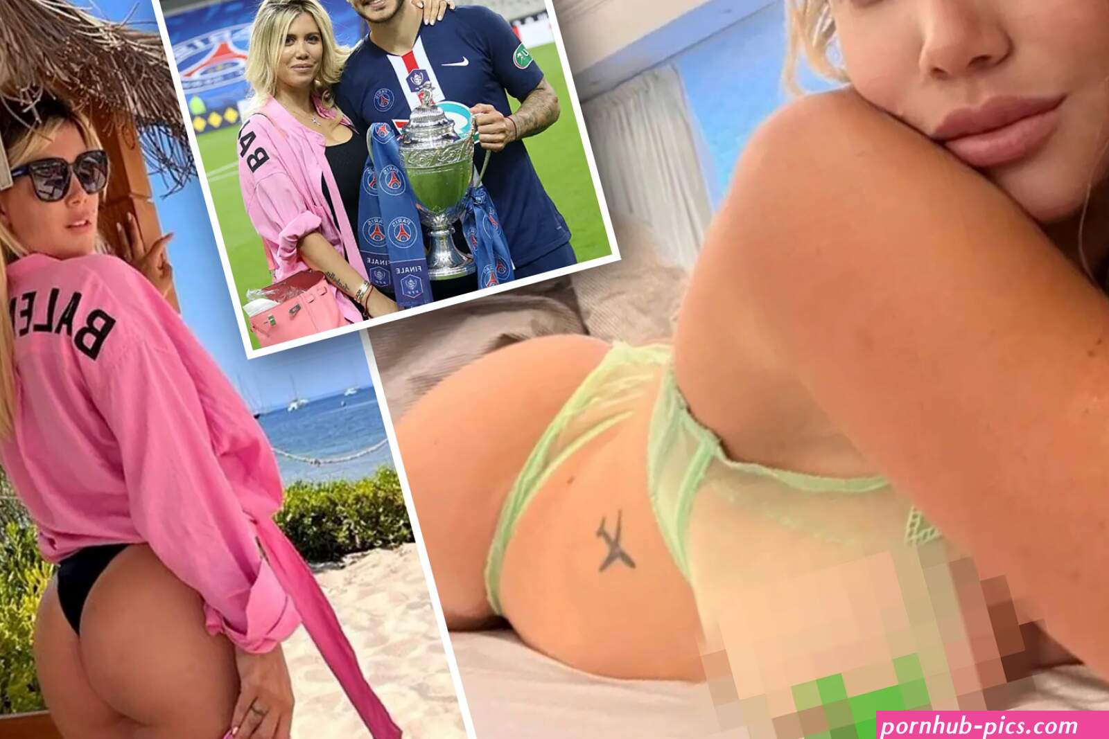 Mauro Icardis wife Wanda Nara edits boob photo on Instagram