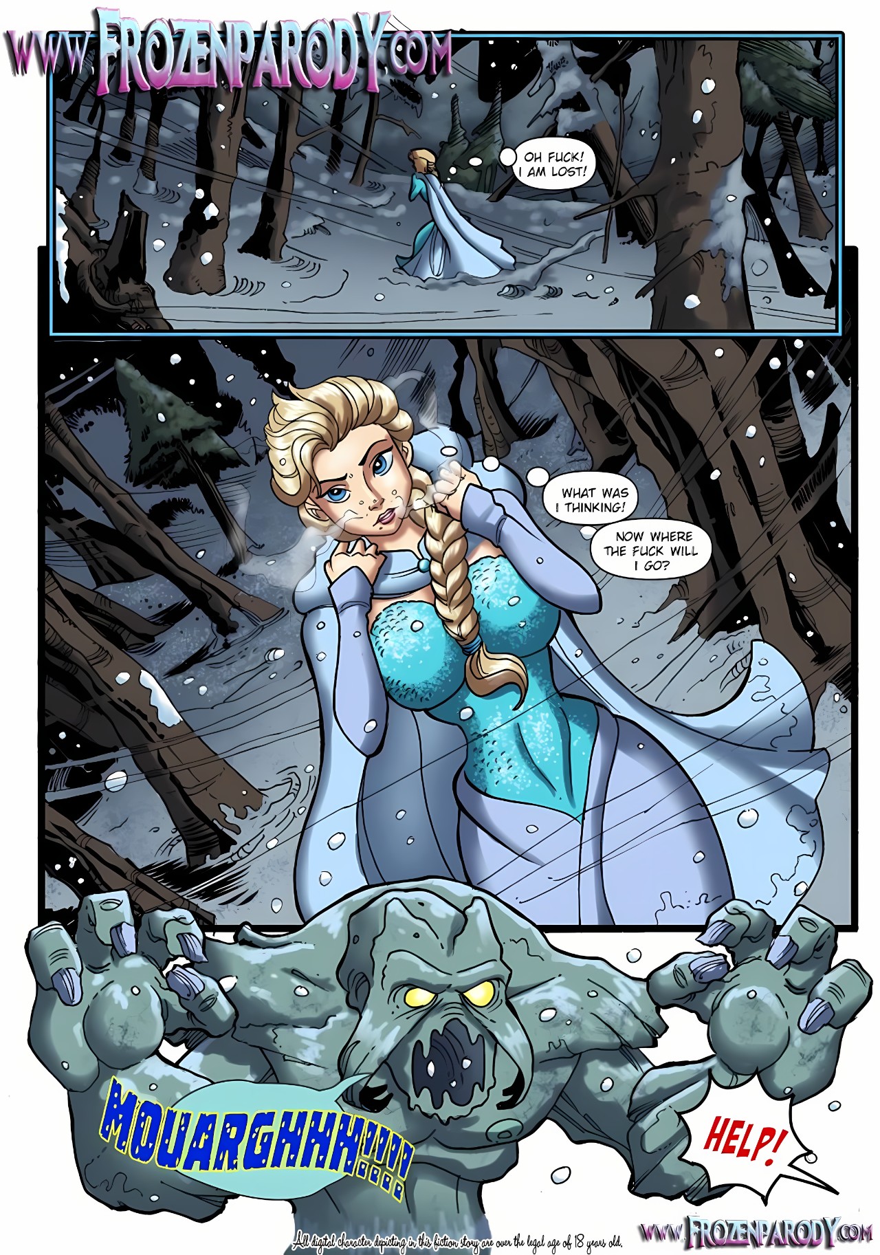 Saviours Hard Dick Frozen FrozenParody