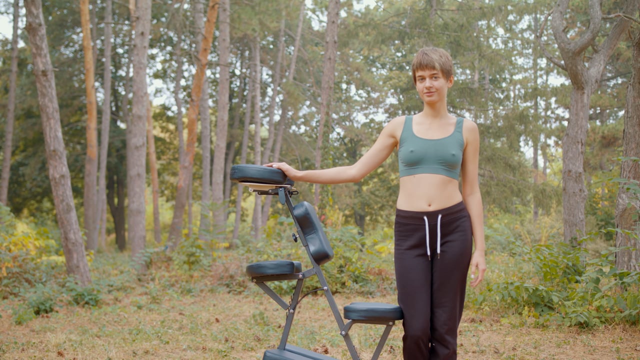 Post ASMR Massage in a forest by massagevids from Patreon