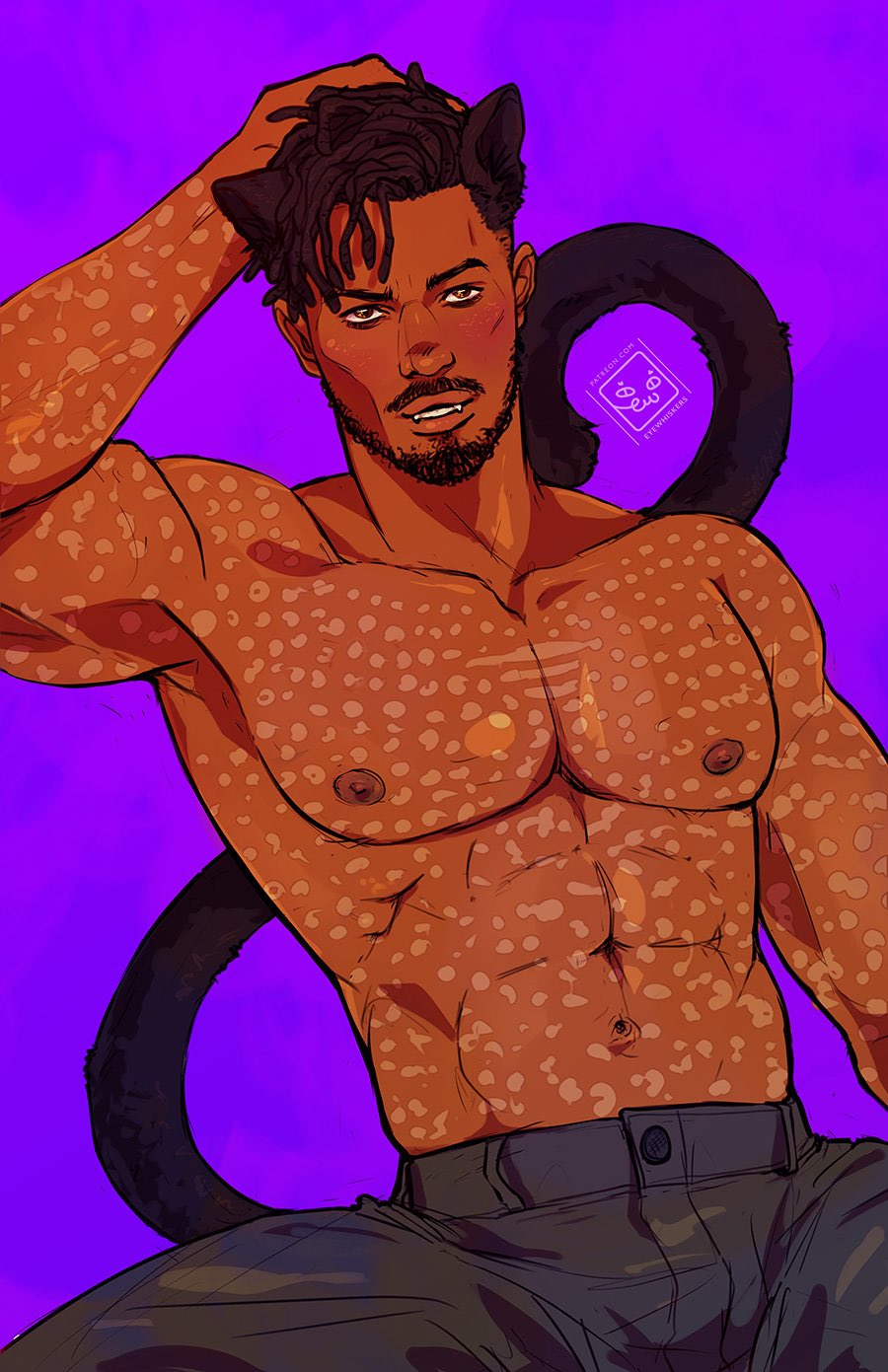 eyewhiskers on X: Obv I had to draw him as a cat boy. Uncensored version on my: