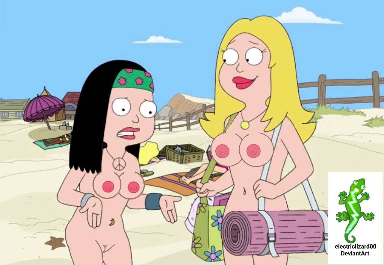American dad Hayley and Francine nude beach by electriclizard00 on DeviantArt