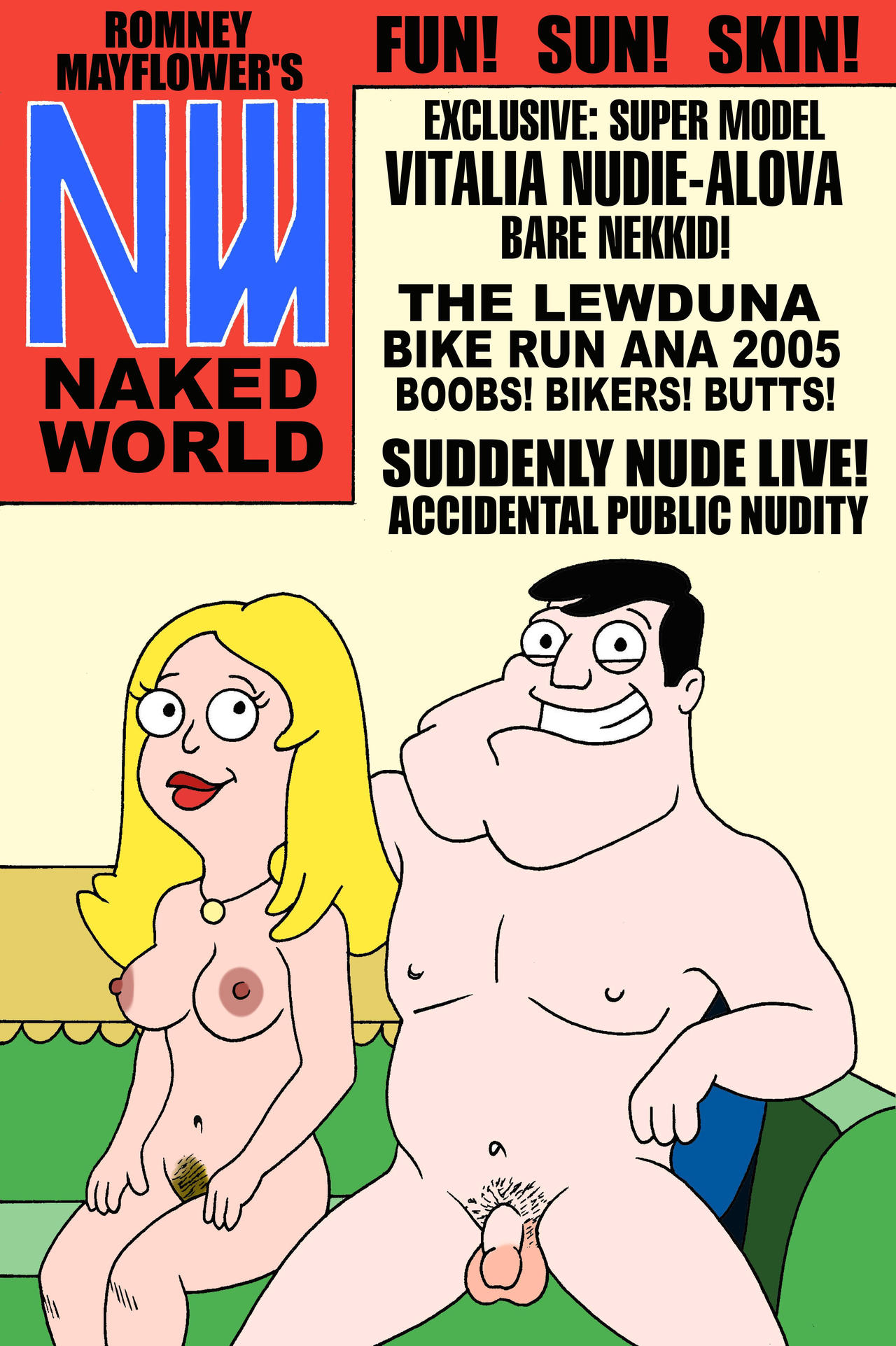 Stan and Francine Smith Naked World by sethereid on DeviantArt