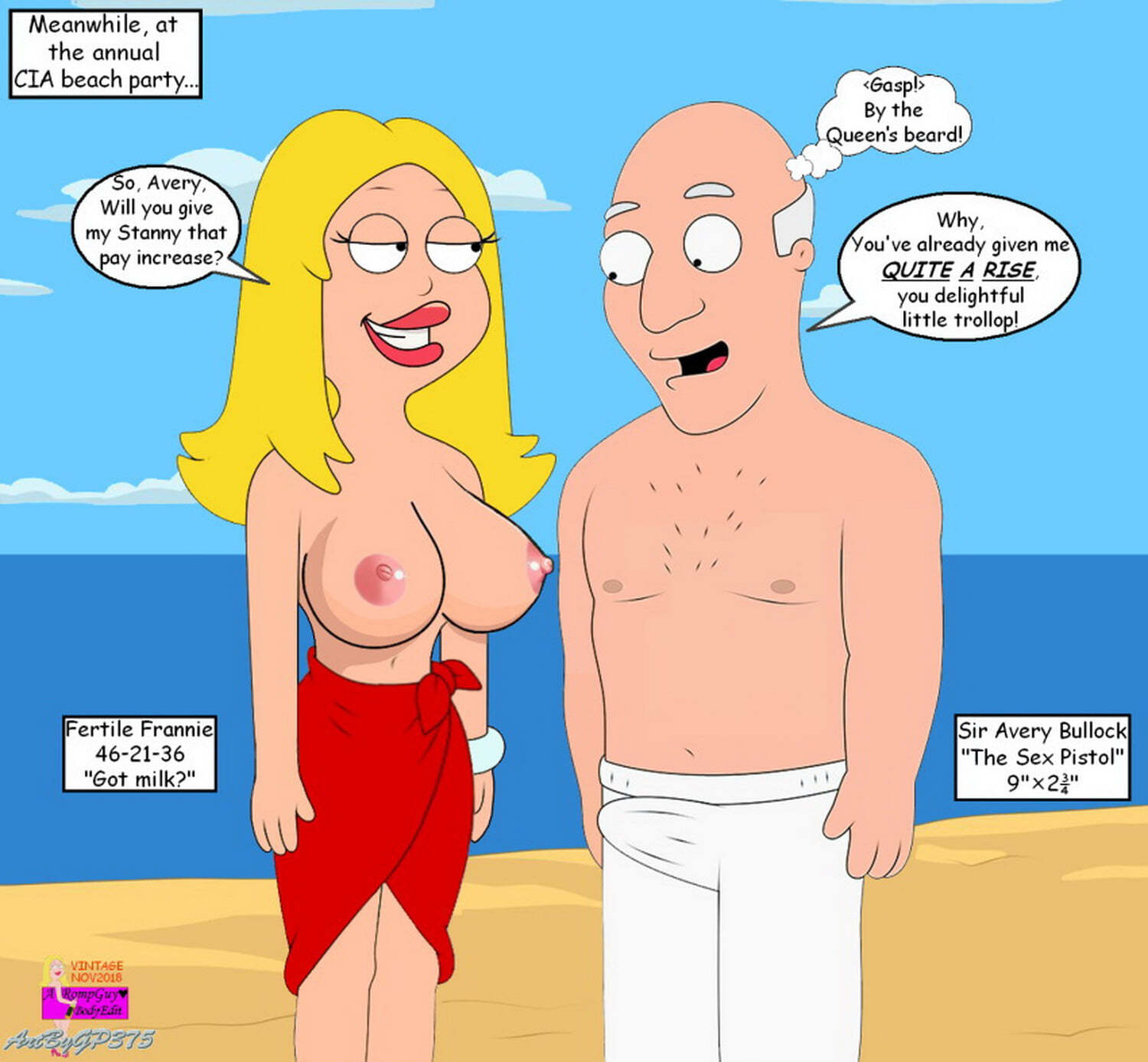 Francine Smith and Avery Bullock Big Breast Blonde Topless Your Cartoon Porn