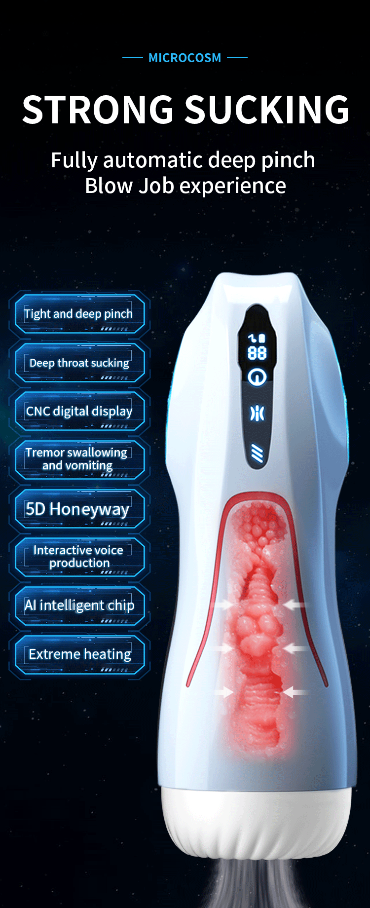 Hot Blowjob Real Powerful 9 Suck Automatic Male Masturbator Cup Vibration Vagina Pocket Pussy Penis Machine Toys For Man 18