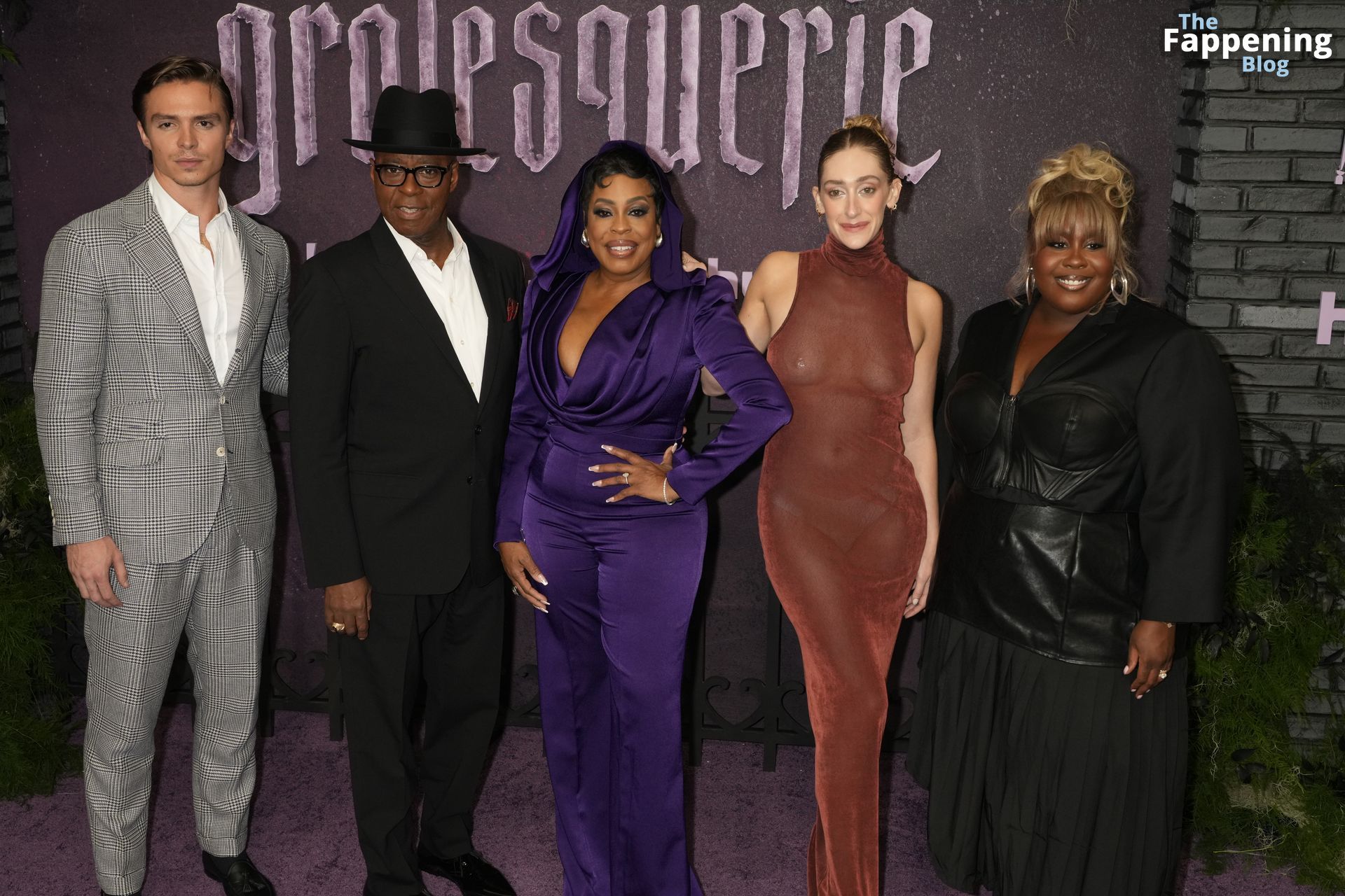 Micaela Diamond Shows Off Her Nude Tits at the Grotesquerie New York Premiere