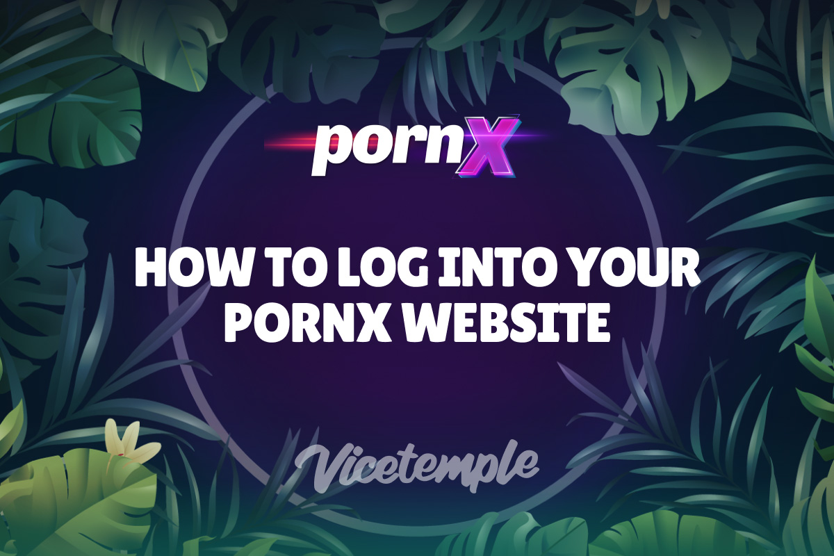 How To Log Into Your PornX Website