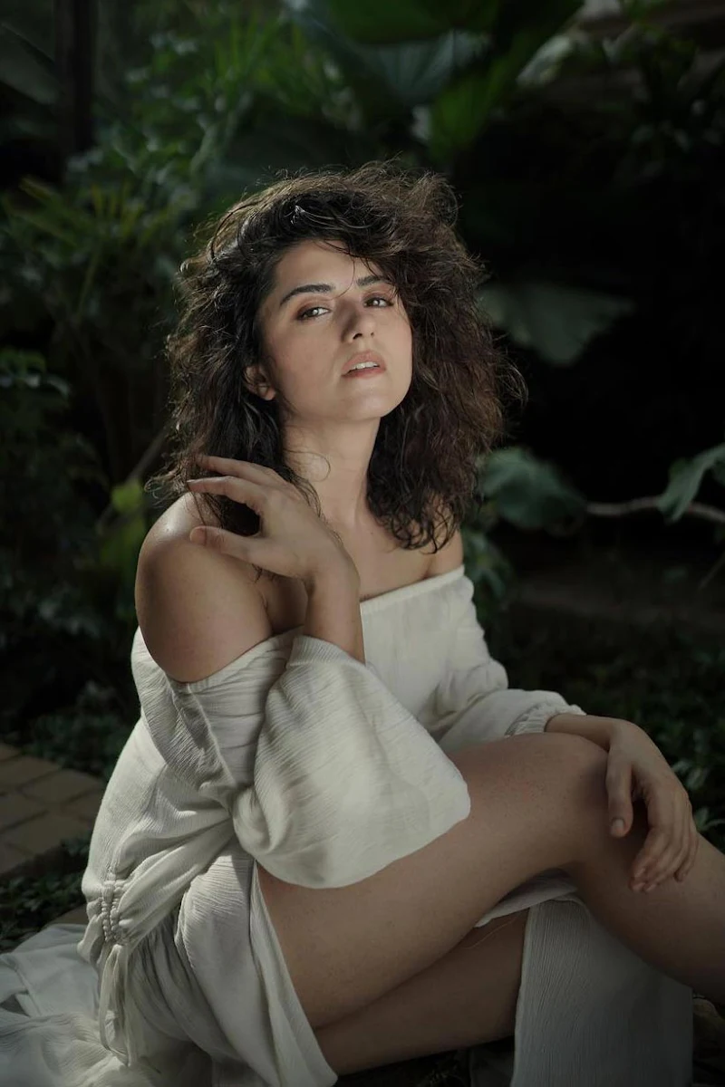 Ridhi Dogras sensuous and sexy avatar in this white outfit revealing her sexy legs