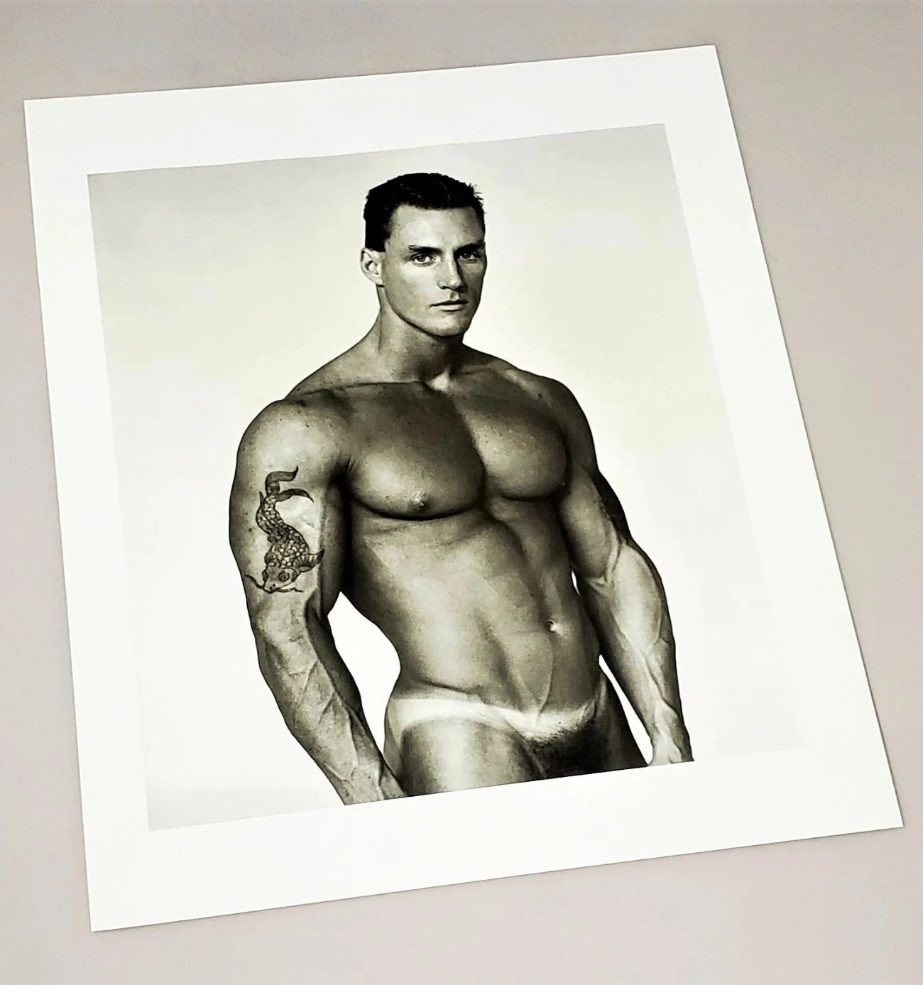 Nude Beefcake Artwork Herb Ritts Photography Gay Men Birthday Gifts