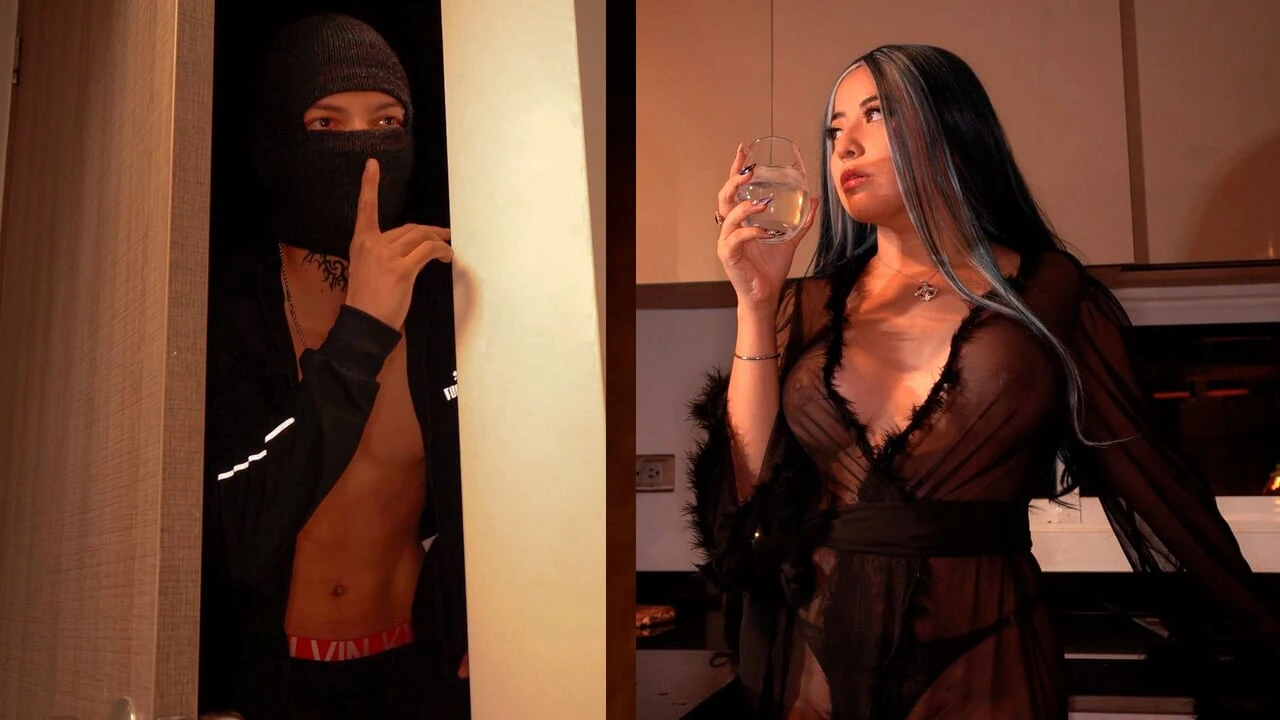 Busty Housewife gets Fucked by a Masked who Breaks into Her House