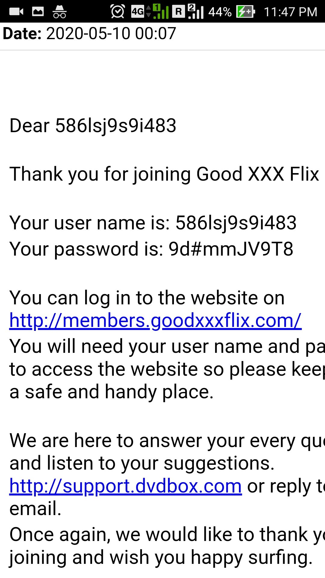 Premium Accounts X: 9 May 2020 Nurumassage porn password: check attachment Goodxxxflix porn password: check attachment Telegram channel: