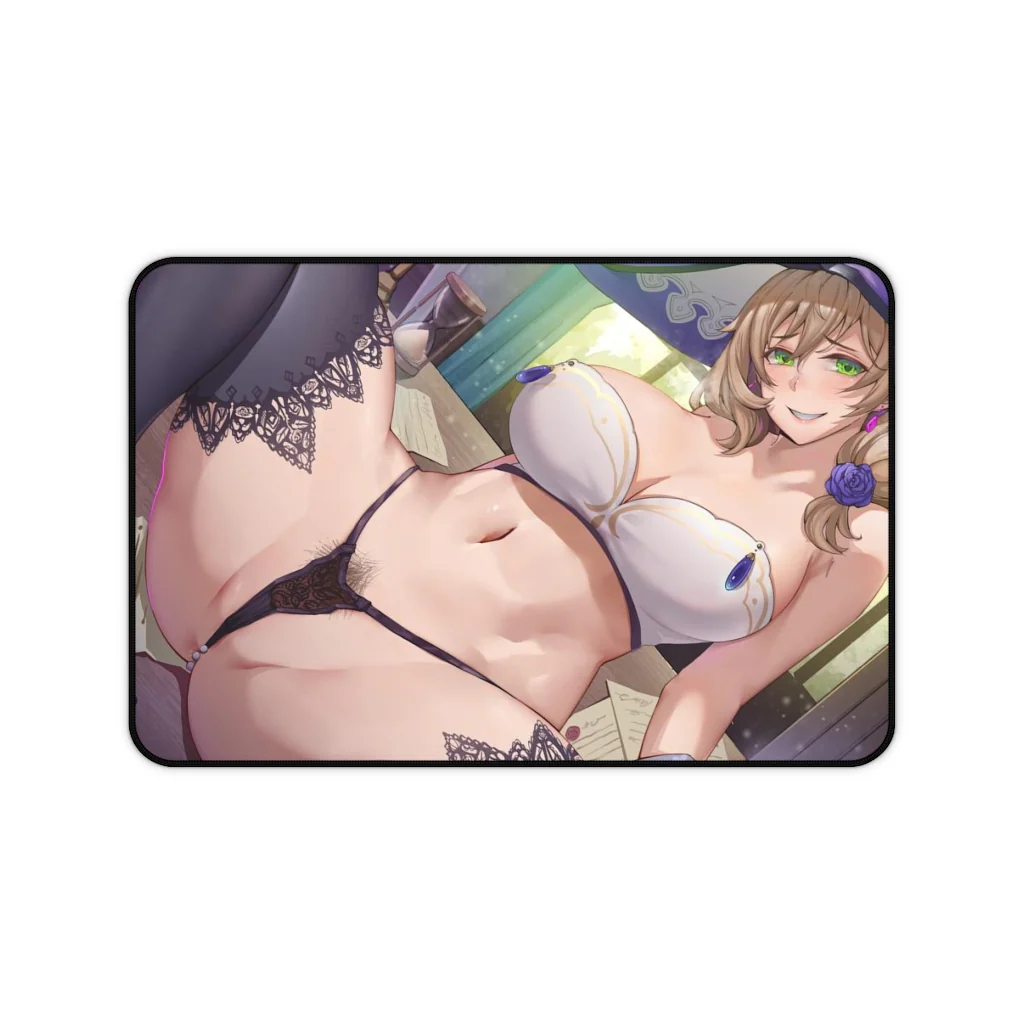 Sexy Lingerie Lisa Genshin Impact Desk Mat