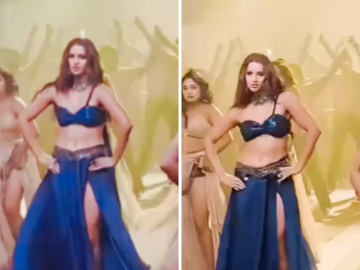 Tripti Dimris sensual dance debut video goes viral from Vicky Vidya Ka Woh Wala Video. Watch
