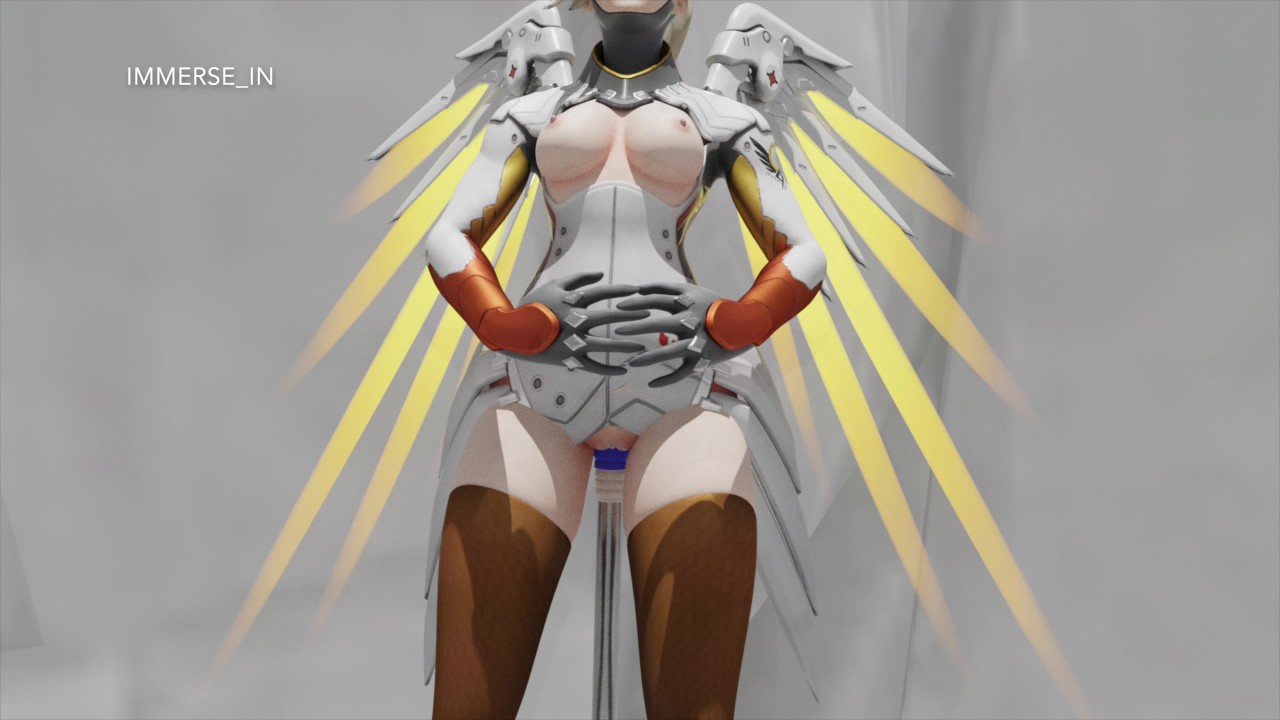 Mercy is Impaled by a Big Vibrating Dildo Voices Sound