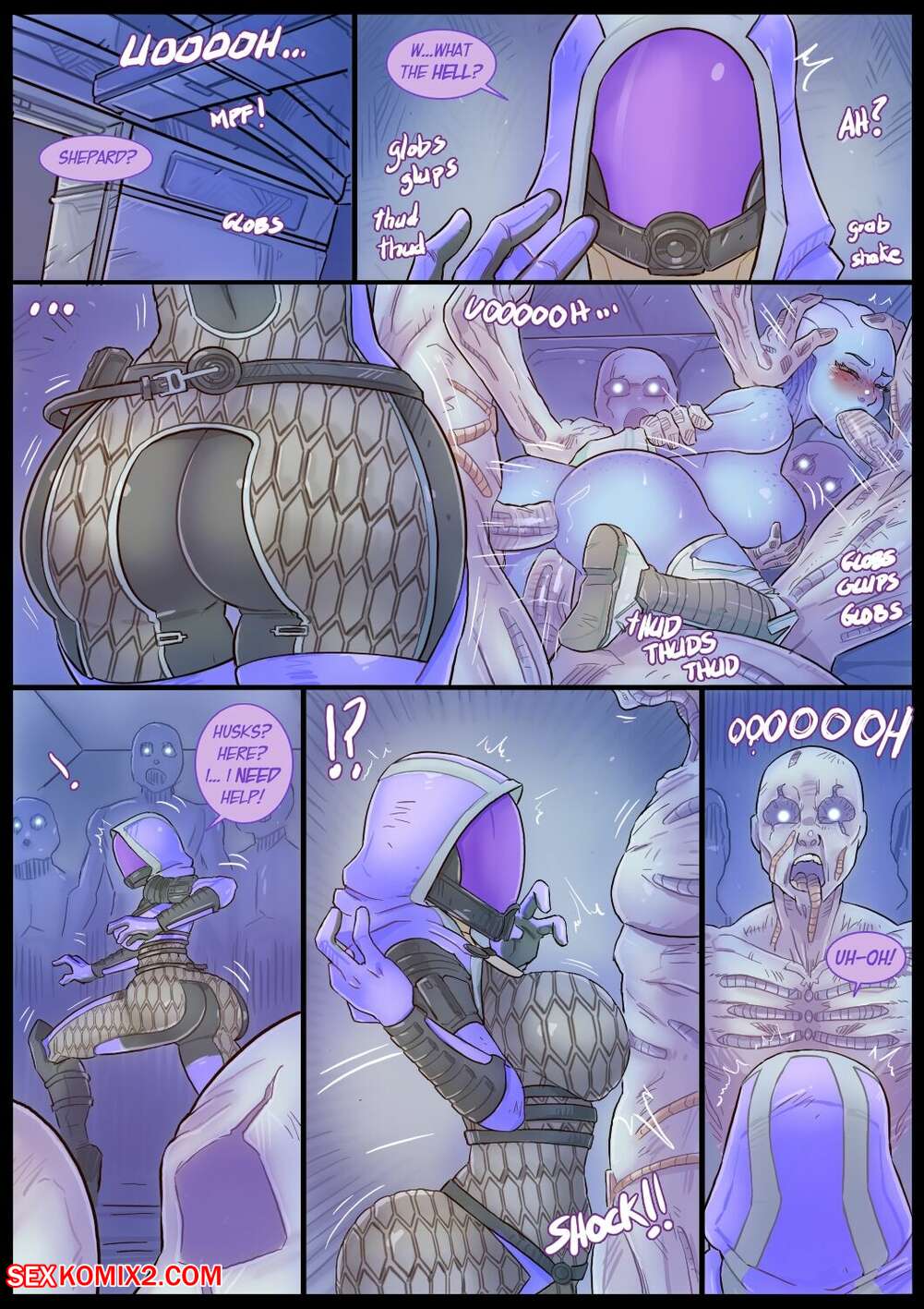 Porn comic Even More Husks Inside. Mass Effect. Nikraria. Sex comic attacked sexy beauties